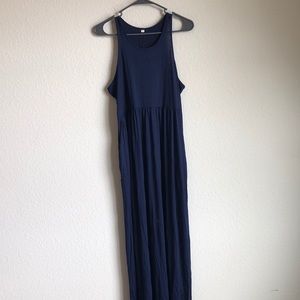 GRECERELLE Sz XXL Navy Maxi Dress